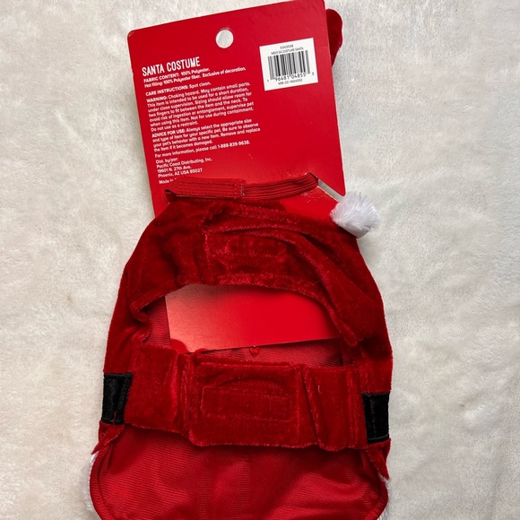 Merry and Bright Santa Costume for Small Animals and puppies - Picture 6 of 6